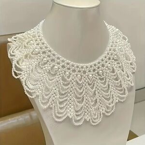 Elegant White Pearl Necklace